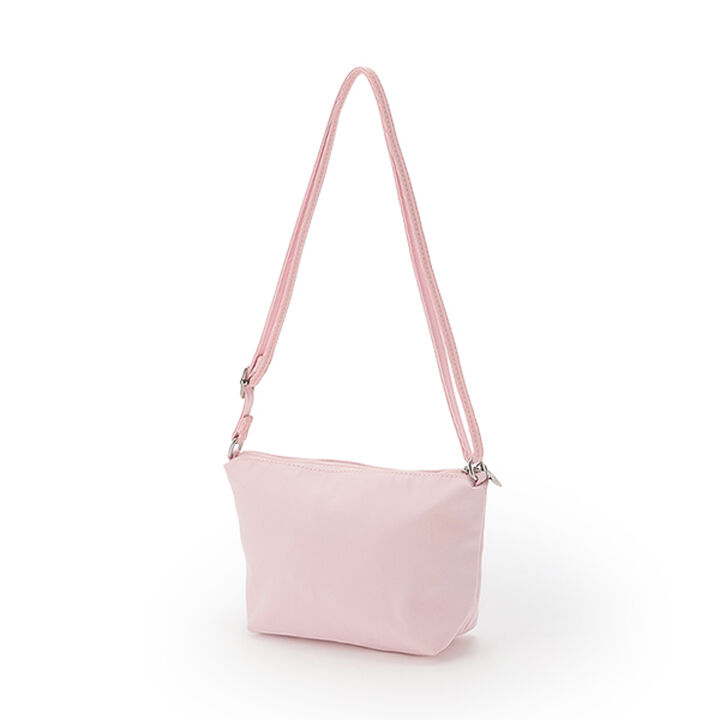 Ribbon Embroidery Small Shoulder Bag,Light pink, medium image number 1