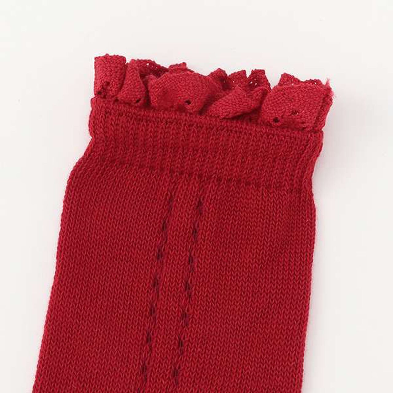 Lace Knee-High Socks,Gray, large image number 1