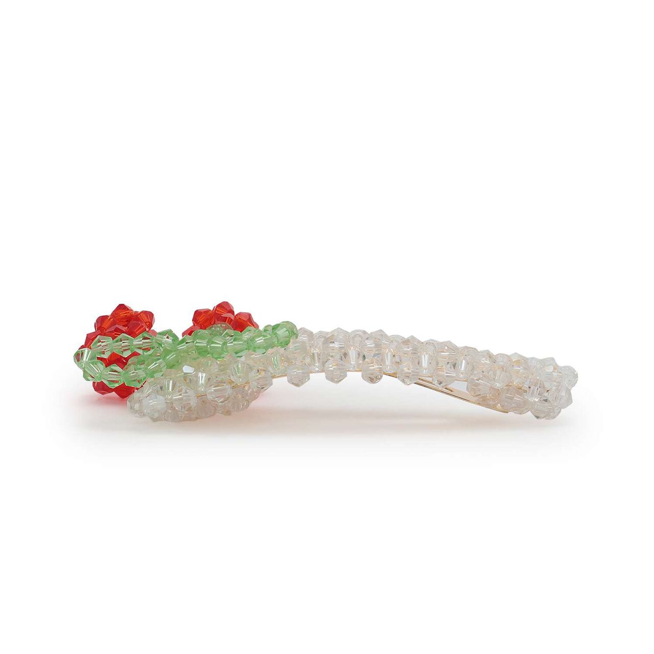 Sparkling Beaded Cherry Hair Pin,Red, large image number 2