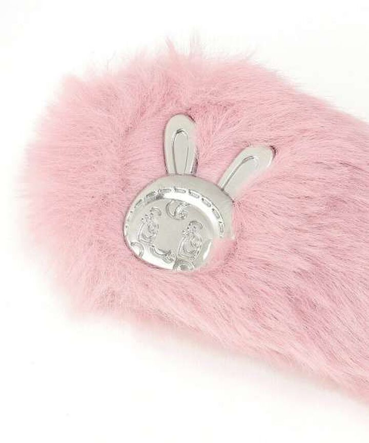 Berie-chan Fluffy Hair Clips,Ivory, medium image number 2