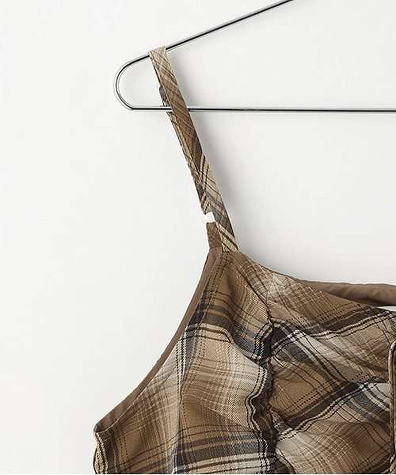 Shirred One-Piece Dress,Brown, large image number 16