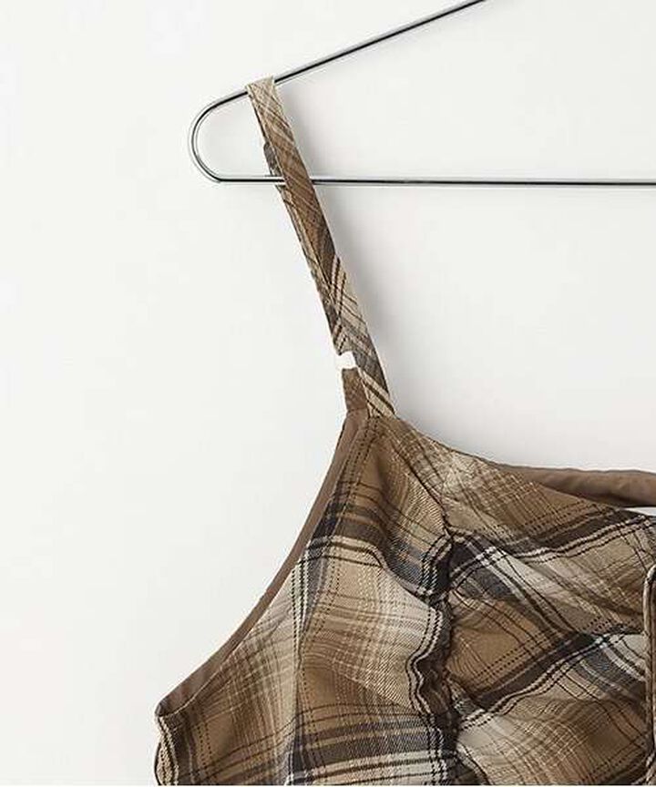 Shirred One-Piece Dress,Brown, medium image number 16