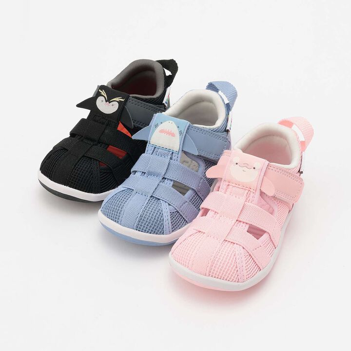 IFME Creature Double Strap Summer Shoes,Black, medium image number 3