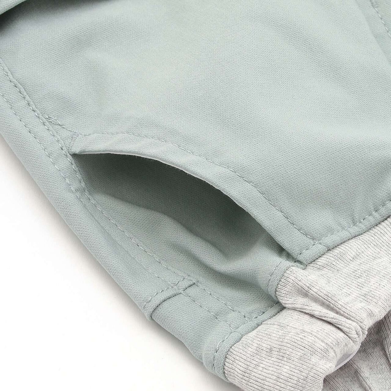 Stretch Twill Cargo Half Pants,Mustard, large image number 4