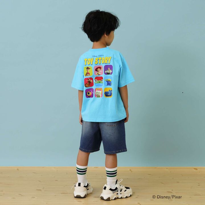 [Disney-Pixar-Toy Story] Toy Story Group Art Wide Short-Sleeve T-Shirt,Charcoal gray, medium image number 11