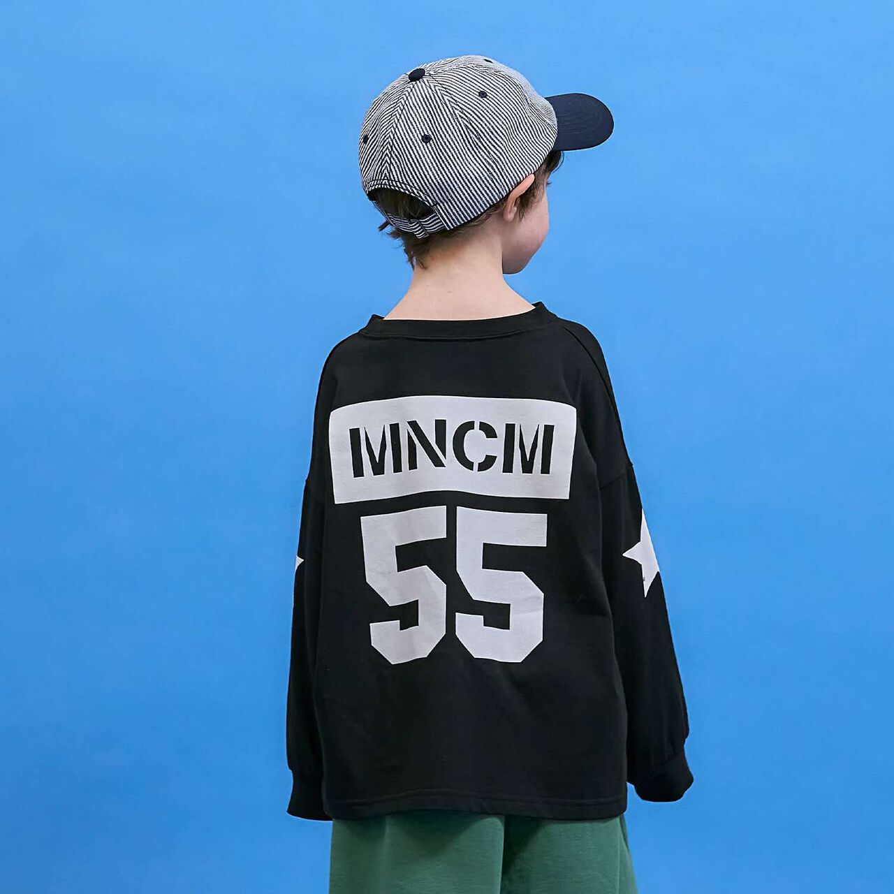 Anti-Stain Quick-Dry Back Print T-Shirt [MNCM],Navy, large image number 22