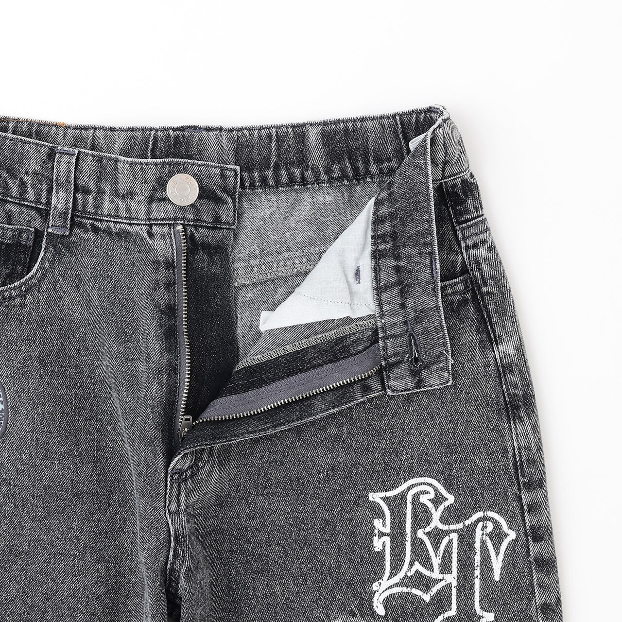 [LTXC] Patch Design Denim Pants,Gray, large image number 11