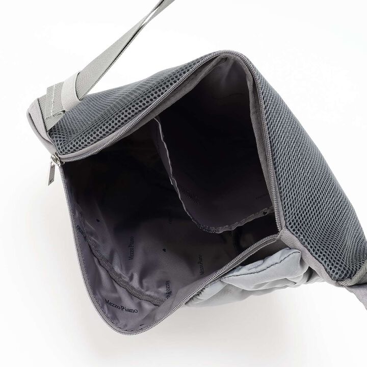 [Water-Repellent] Ribbon One-Shoulder Sling Bag,Black, medium image number 8