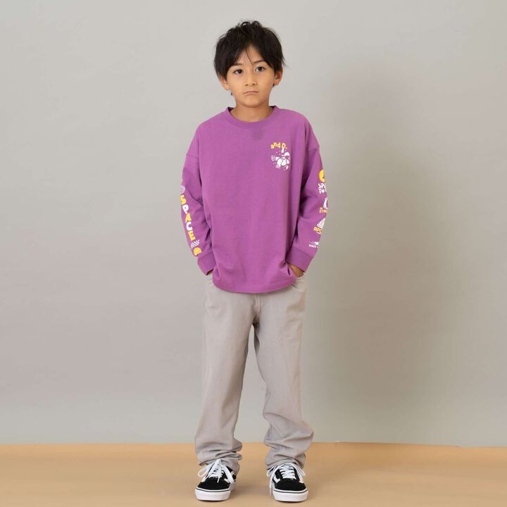 Cut Twill Slim Pants,Black, medium image number 8