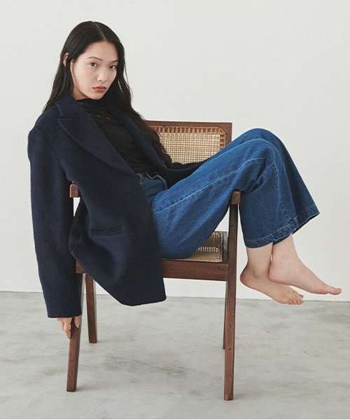 Shaggy Jacket,Navy, medium image number 1