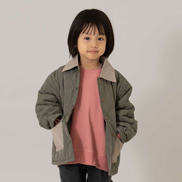 Quilted Jacket,Black, medium image number 6