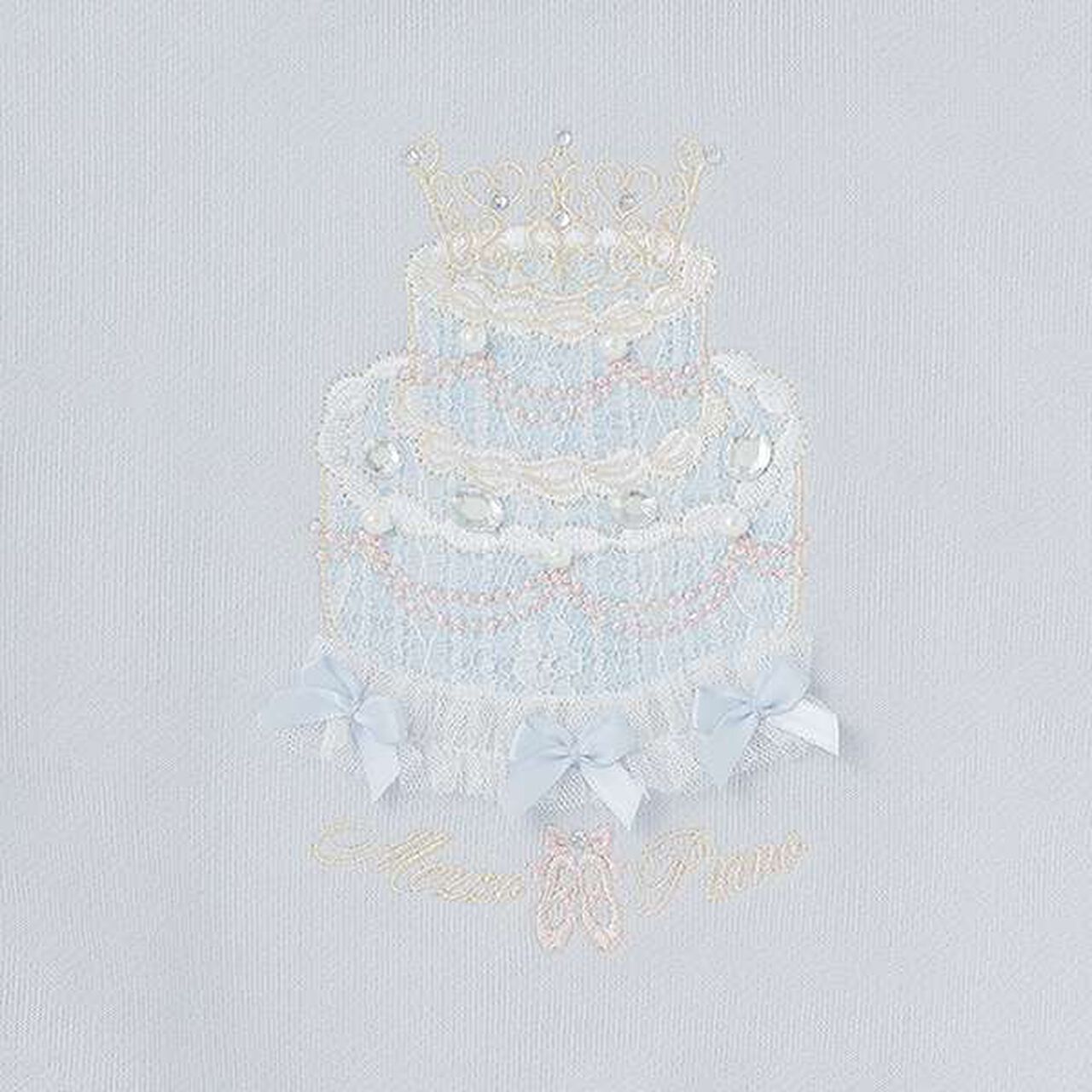 Tiara Cake Hoodie,Sax blue, large image number 4