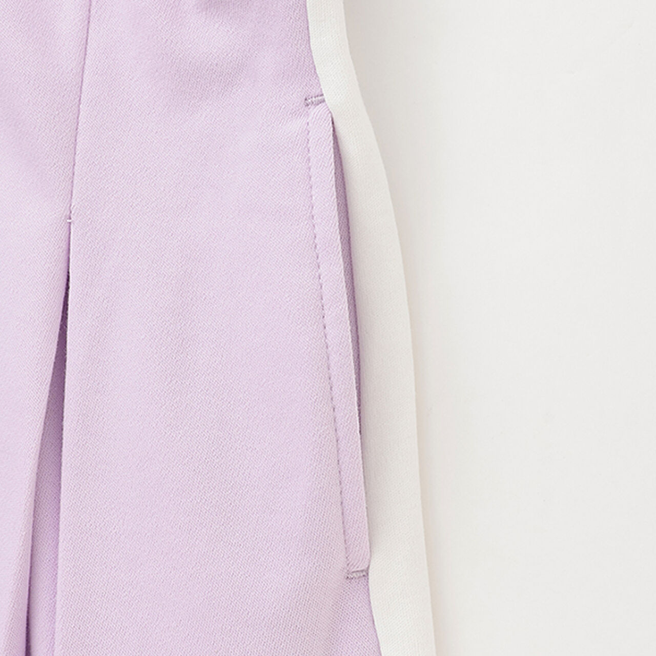 Cool Touch Side Panel Box Pleated Skirt-Pants,Lavender, large image number 4