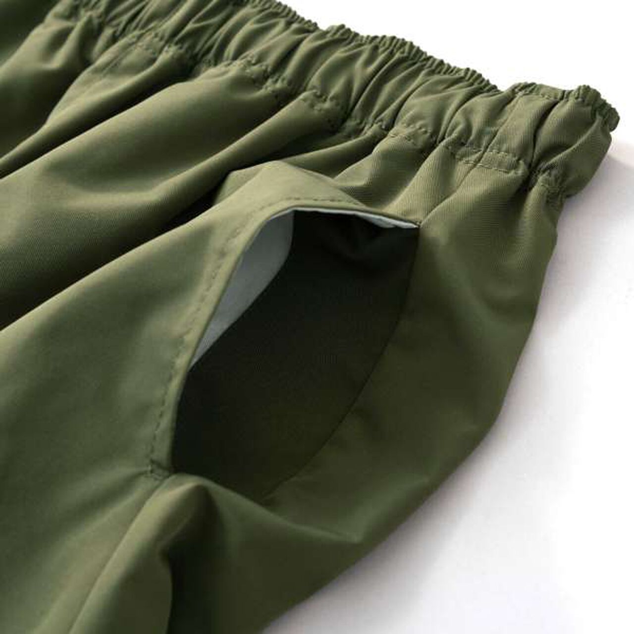 [Easycare] Poly Stretch Chef Pants,Beige, large image number 3