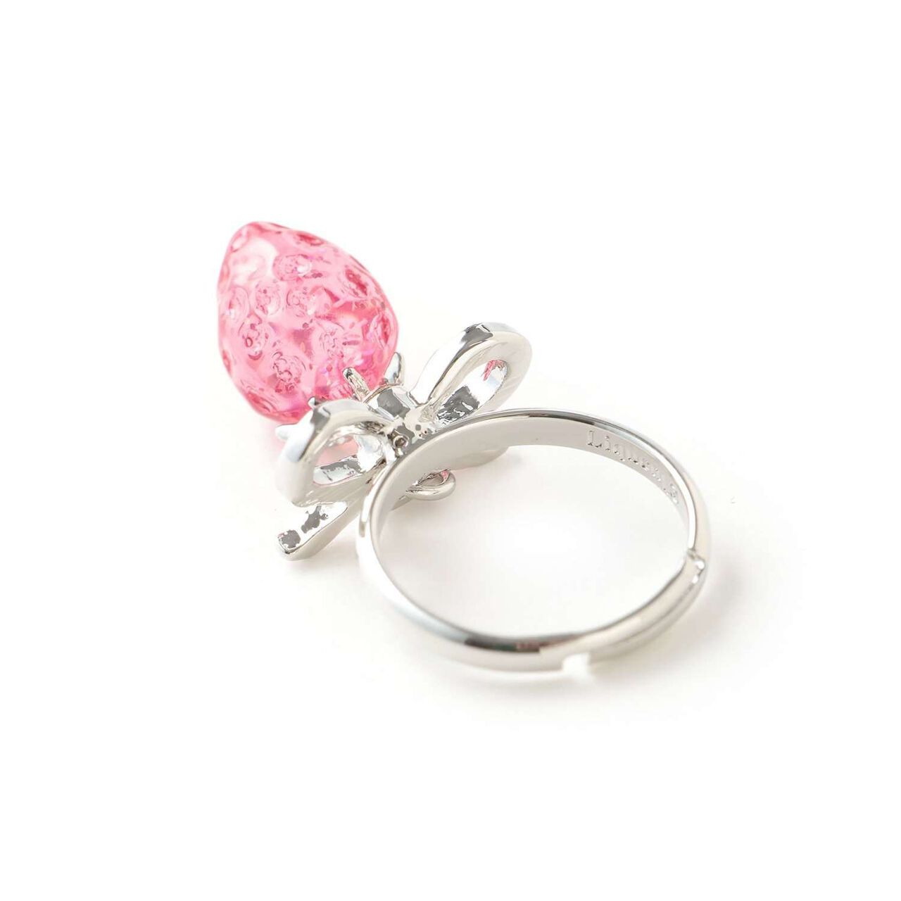 [Liquem] Strawberry Ribbon Ring (Kids Size),Pink, large image number 1