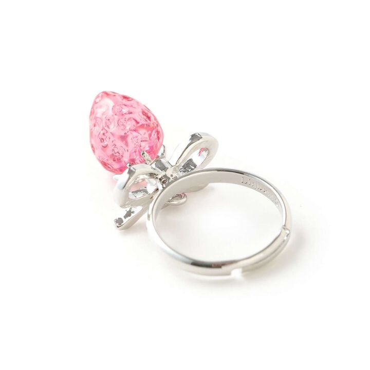 [Liquem] Strawberry Ribbon Ring (Kids Size),Pink, medium image number 1