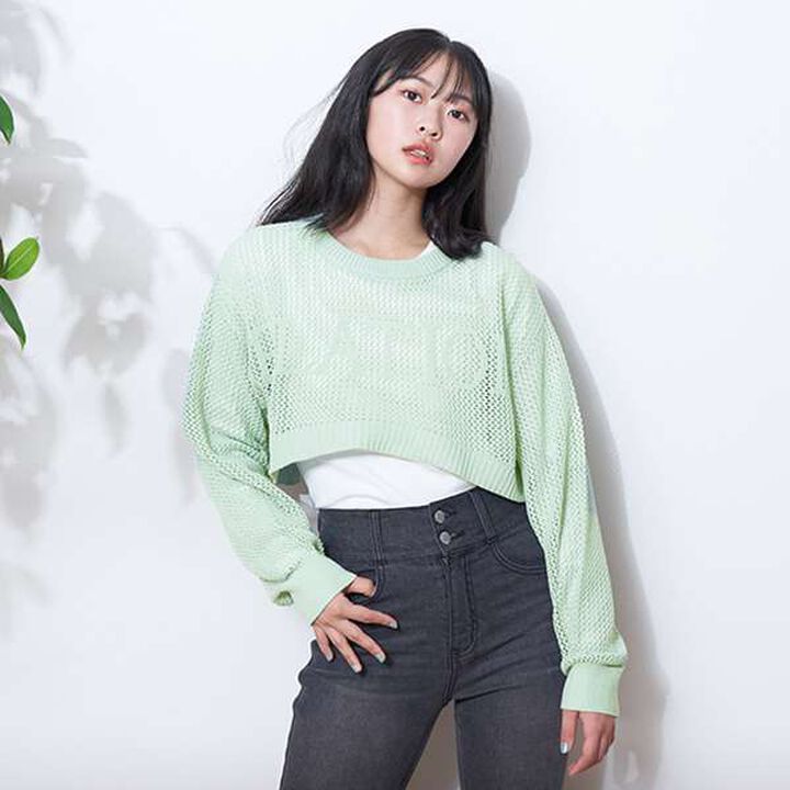 LTXC - Mesh Knit with Inner Layer,Black, medium image number 21