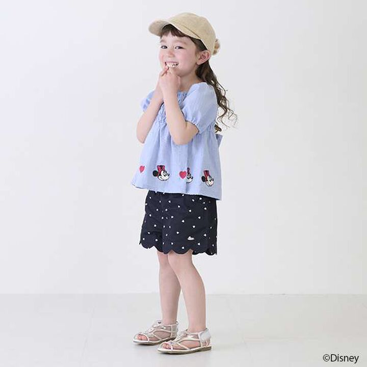 [Link] Scalloped Short Pants (Kids),Navy, medium image number 13