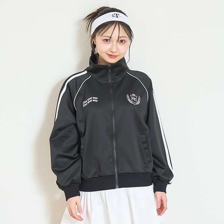 [Akane Cool] Sensation Track Jacket,Sax blue, medium image number 11