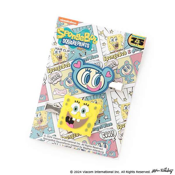 SpongeBob x Angel Blue Bang Clip,Multi color, medium image number 5