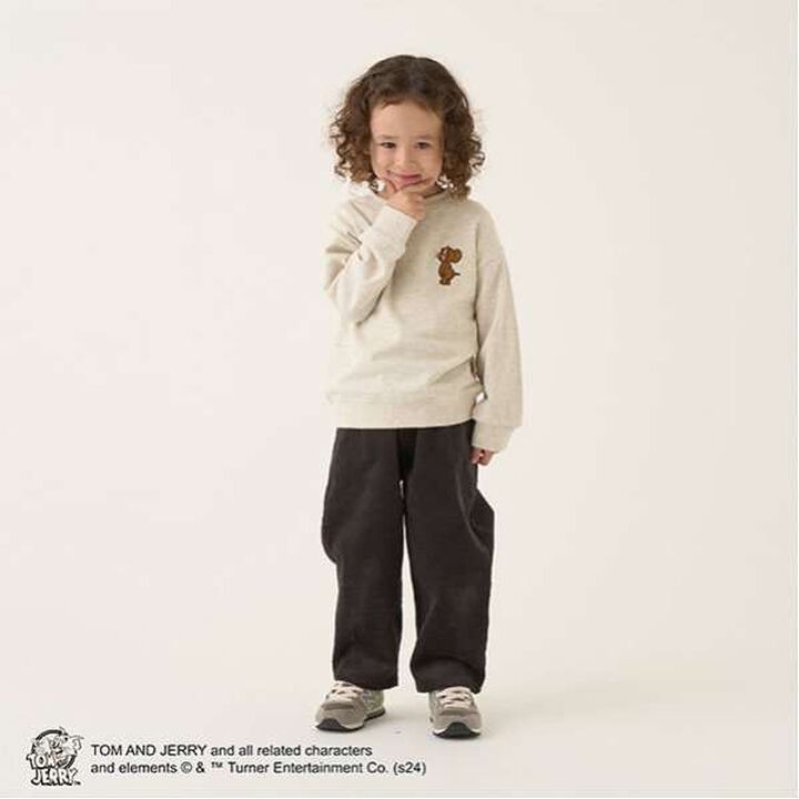 Tom and Jerry Embroidered Sweatshirt,Black, medium image number 13