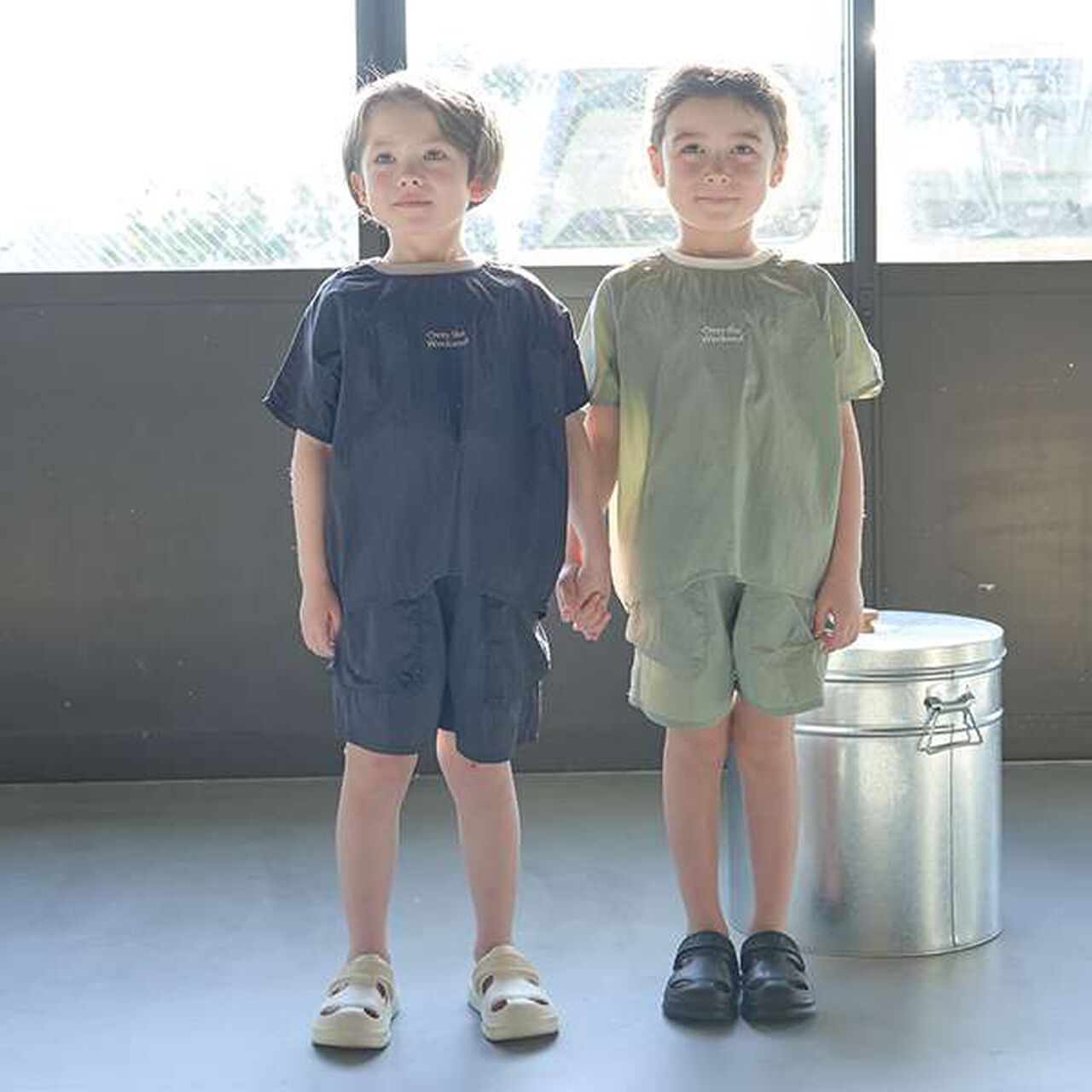 Easy Wide Nylon T-Shirt,Light khaki, large image number 11