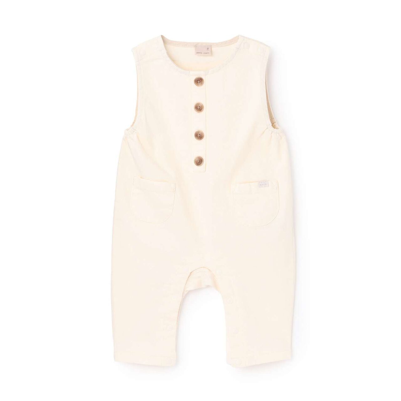 Denim Overalls,Ivory, large image number 0
