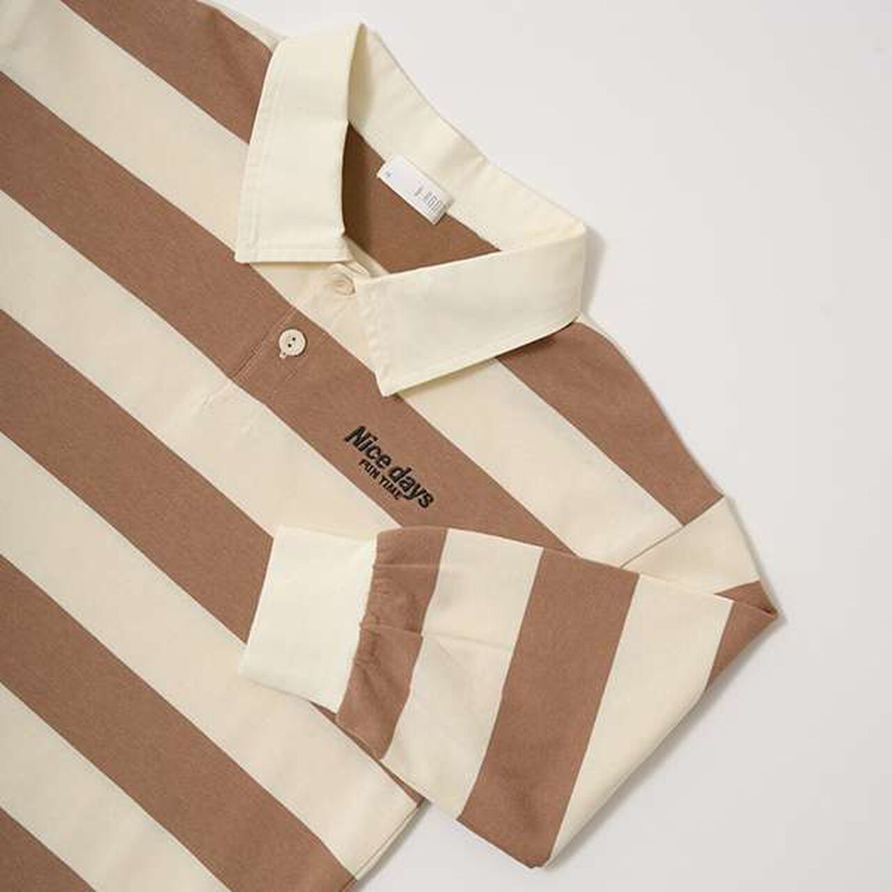 Oversized Silhouette Rugby Shirt,Moss green, large image number 12