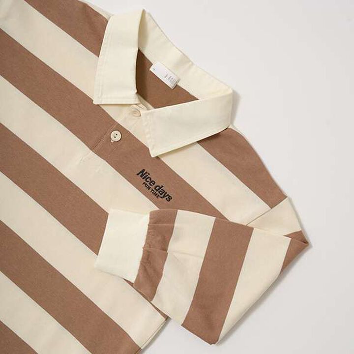 Oversized Silhouette Rugby Shirt,Moss green, medium image number 12