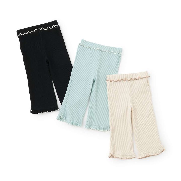 Merrowed Frill Flared Pants,Charcoal gray, medium image number 25