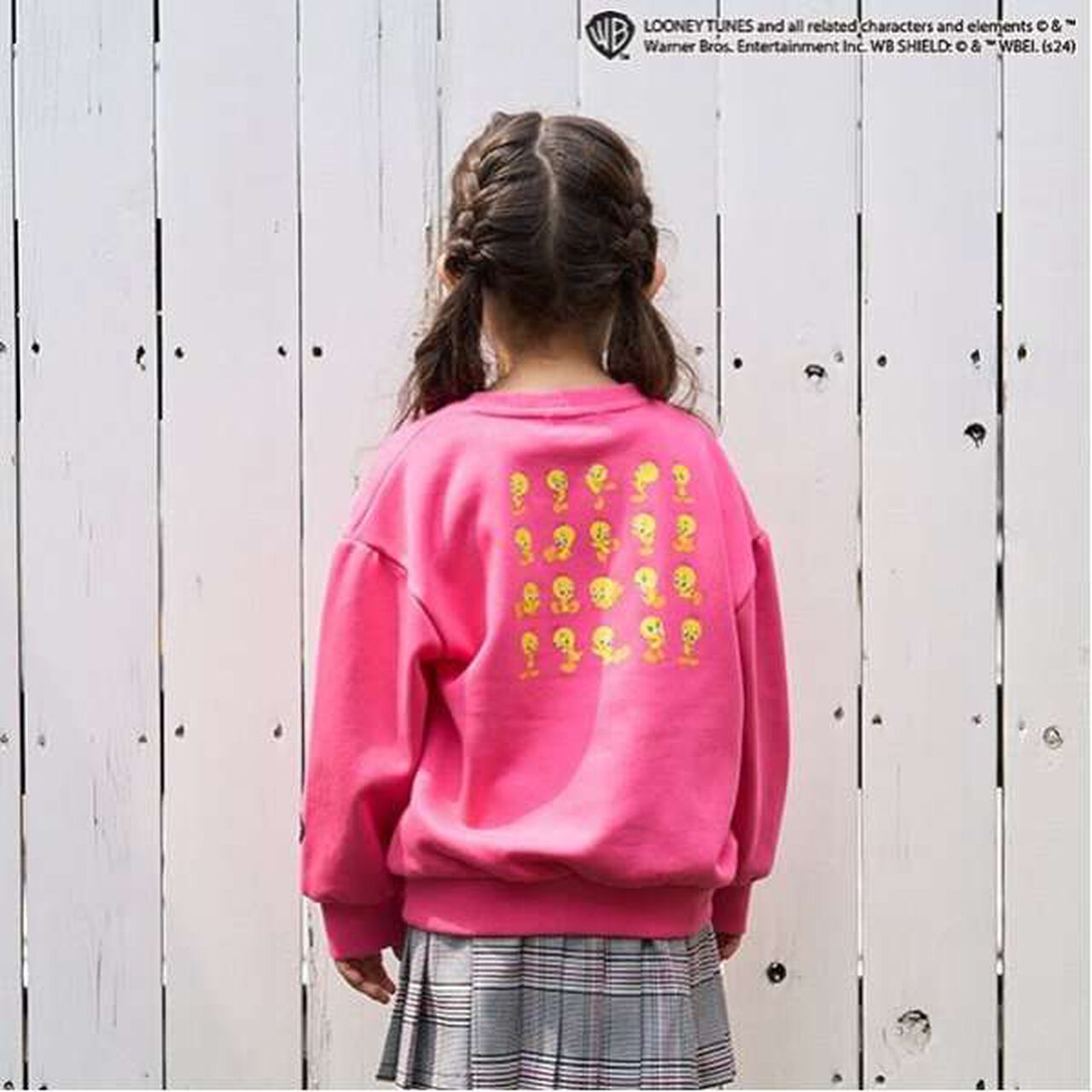 Tweety Fleece Pullover,Pink, large image number 6