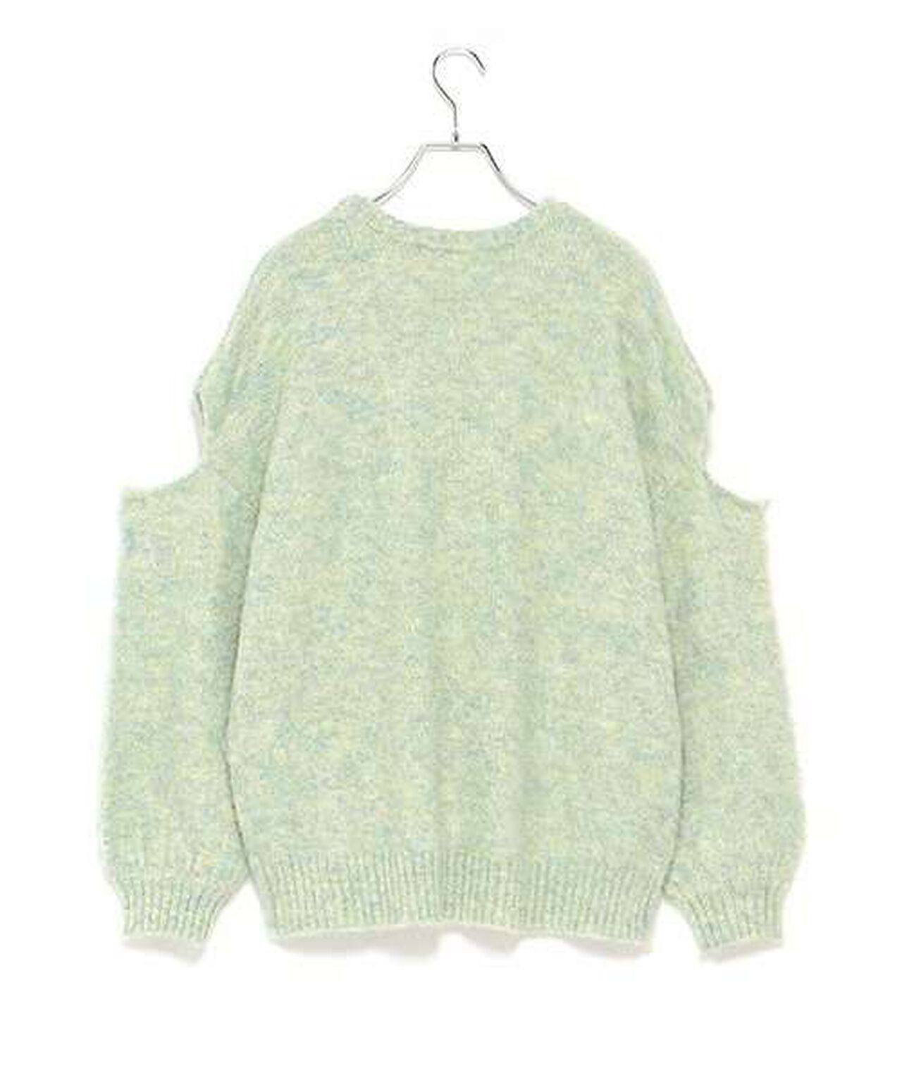 MIX Knit Pullover,Green, large image number 2