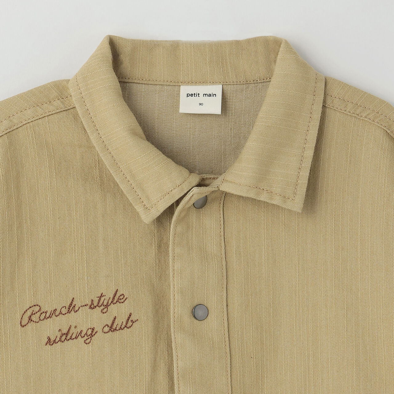 Link Embroidered Long-Sleeve Shirt,Sax blue, large image number 5