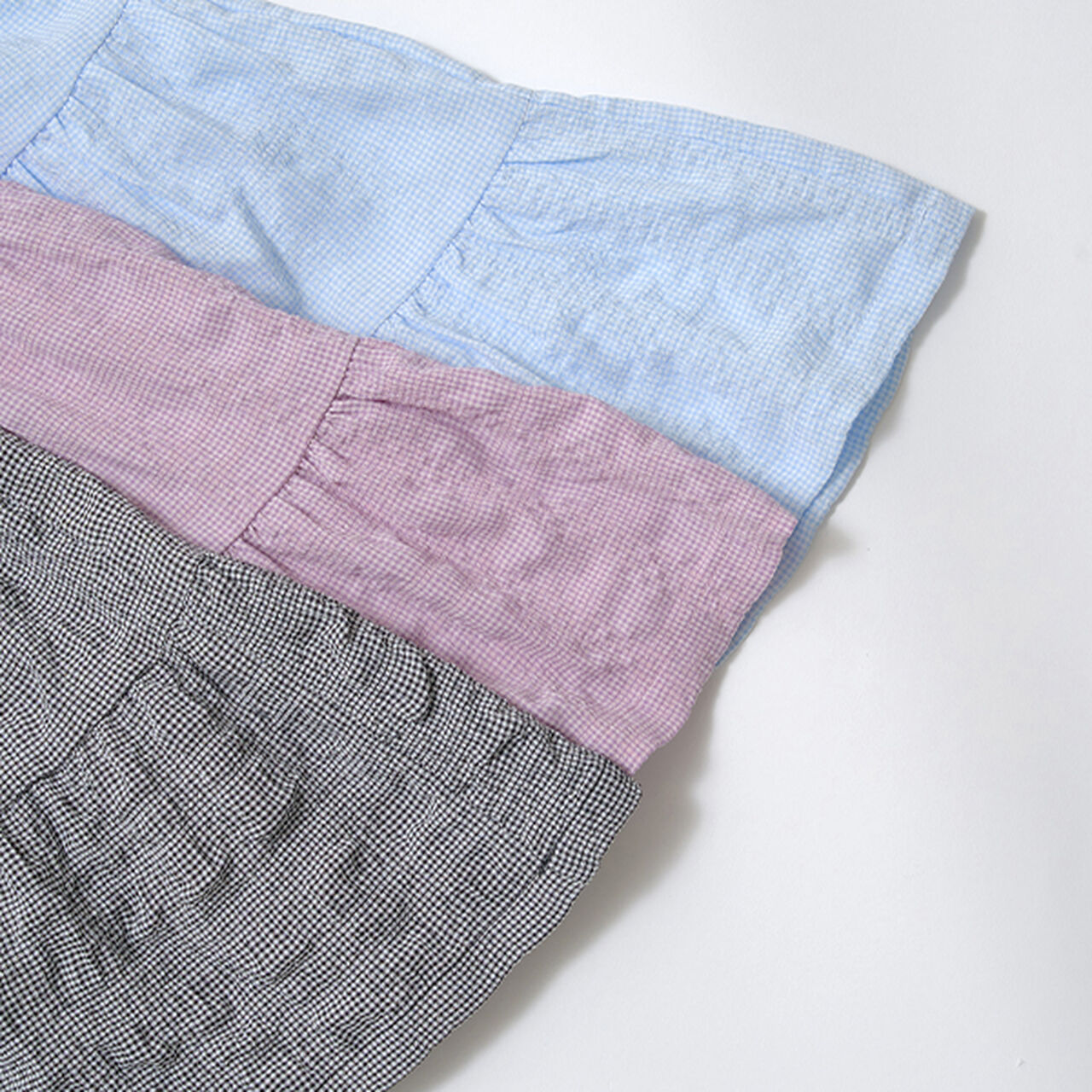 Front and Back Both OK! Blouse & Tiered Skirt Set,Light blue, large image number 14