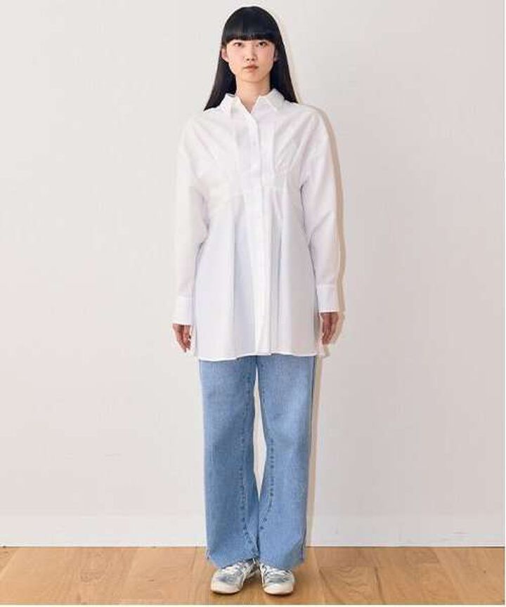 Shirt One-Piece Dress,Off white, medium image number 12