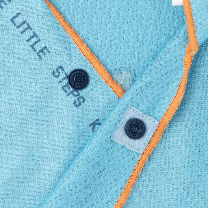 Hooded Mini Poncho,Blue, medium image number 3