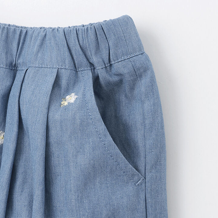 Strawberry Embroidery Balloon Pants,Ivory, medium image number 9