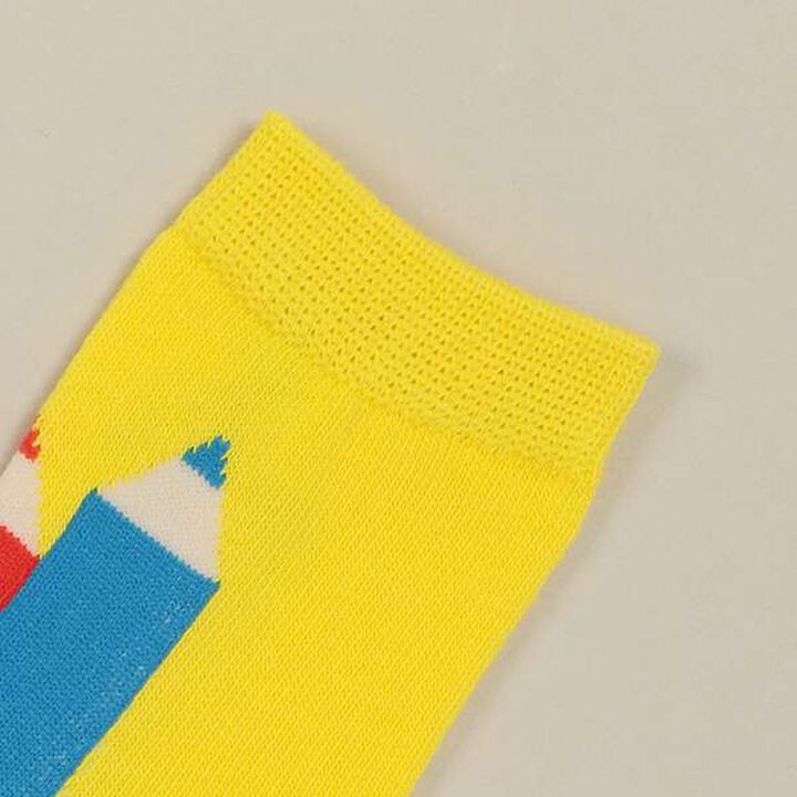 Pencil Crew Socks [Made in Japan],Off white, medium image number 1