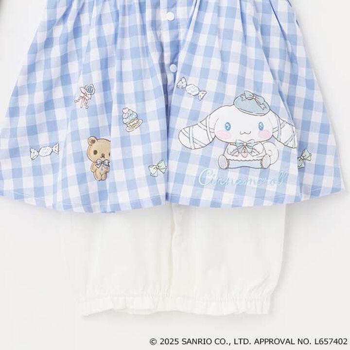 [My Melody & Cinnamoroll] Sailor Short-Sleeve 2 Way All-in-One,Pink, medium image number 3