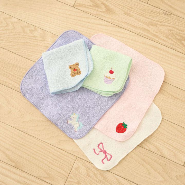 Hand Towel (18&times;18 CM),Sax blue, medium image number 5