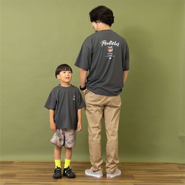 Stretch Cut Twill Patterned Shorts,Peach, medium image number 4
