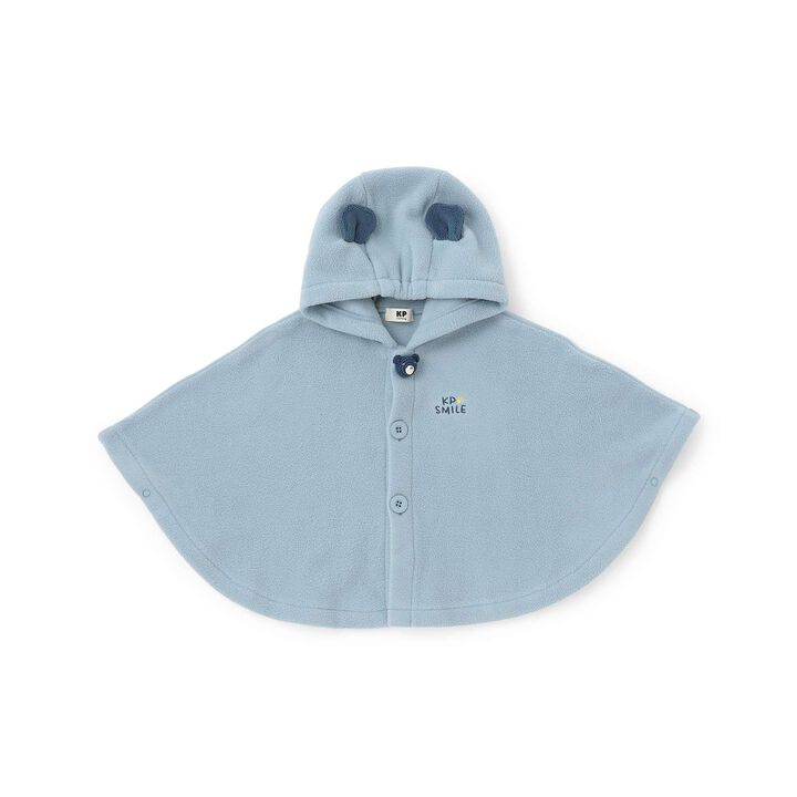 Bear Knit Plush Fleece Cape,, medium