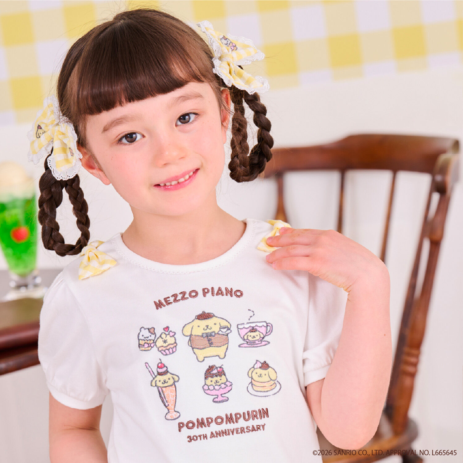 Pompompurin] Scalloped Hem Puff Sleeve T-Shirt | Narumiya Official