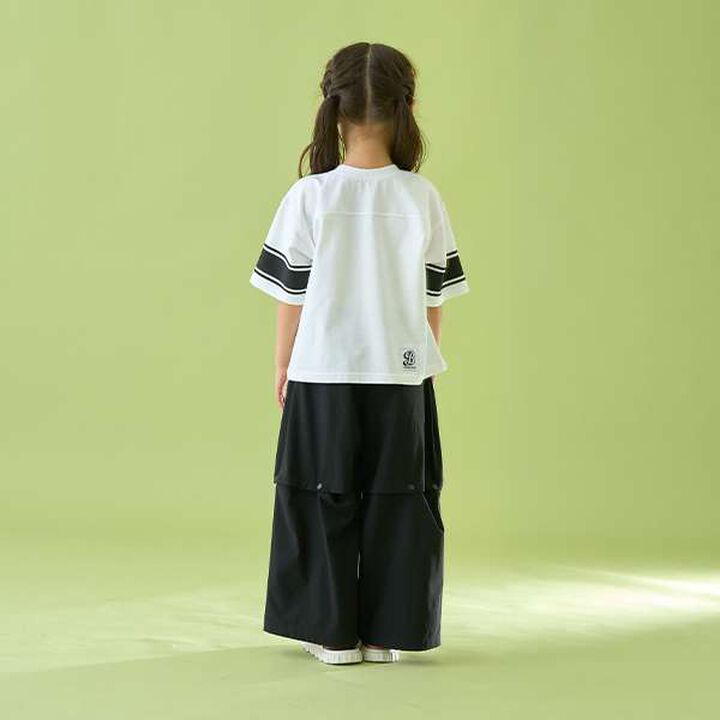 [Reversible] Line Print T-Shirt (Comfortable Jersey Fabric),Deep blue, medium image number 36