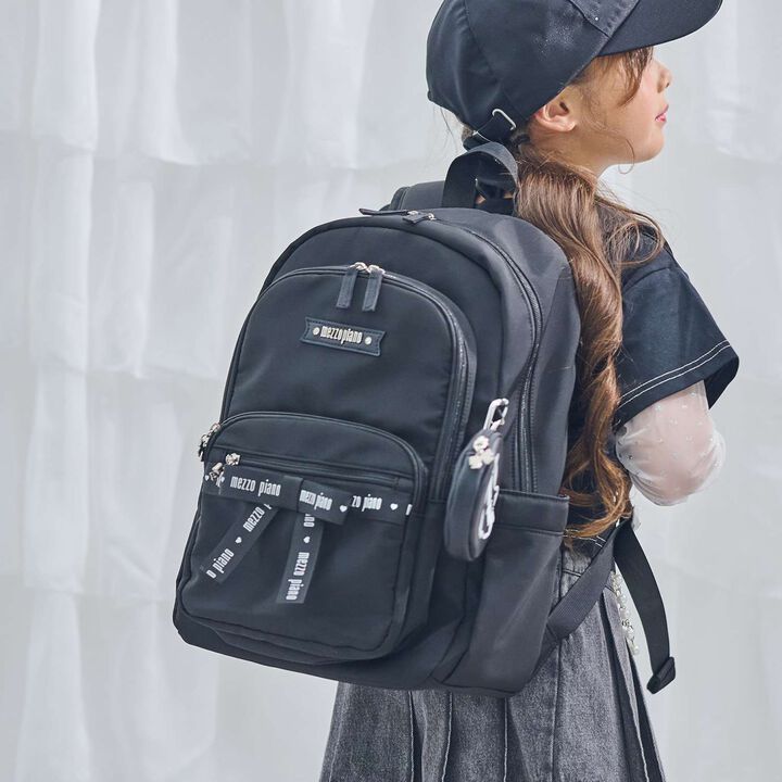Large Logo Ribbon Backpack with Pouch - Approx. 23L Capacity,, medium