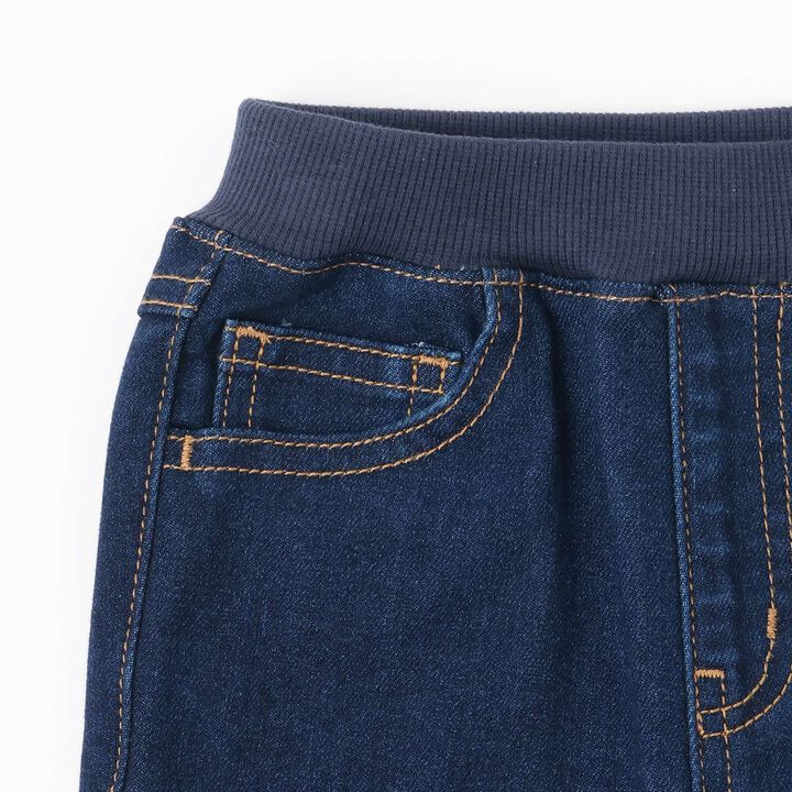 Wool Lined Denim Pants,Blue, medium image number 8