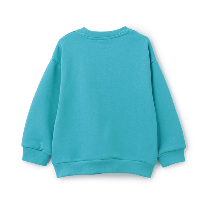 Fleece Pullover with Single-Point Embroidery,Black, medium image number 1