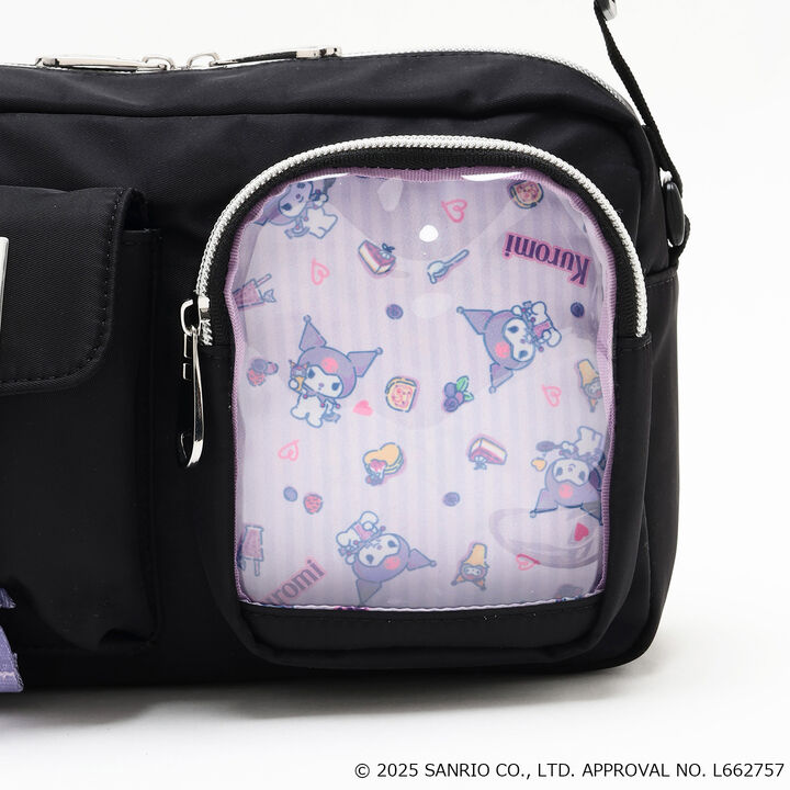 My Melody / Kuromi Casual Shoulder Bag,Light pink, medium image number 3