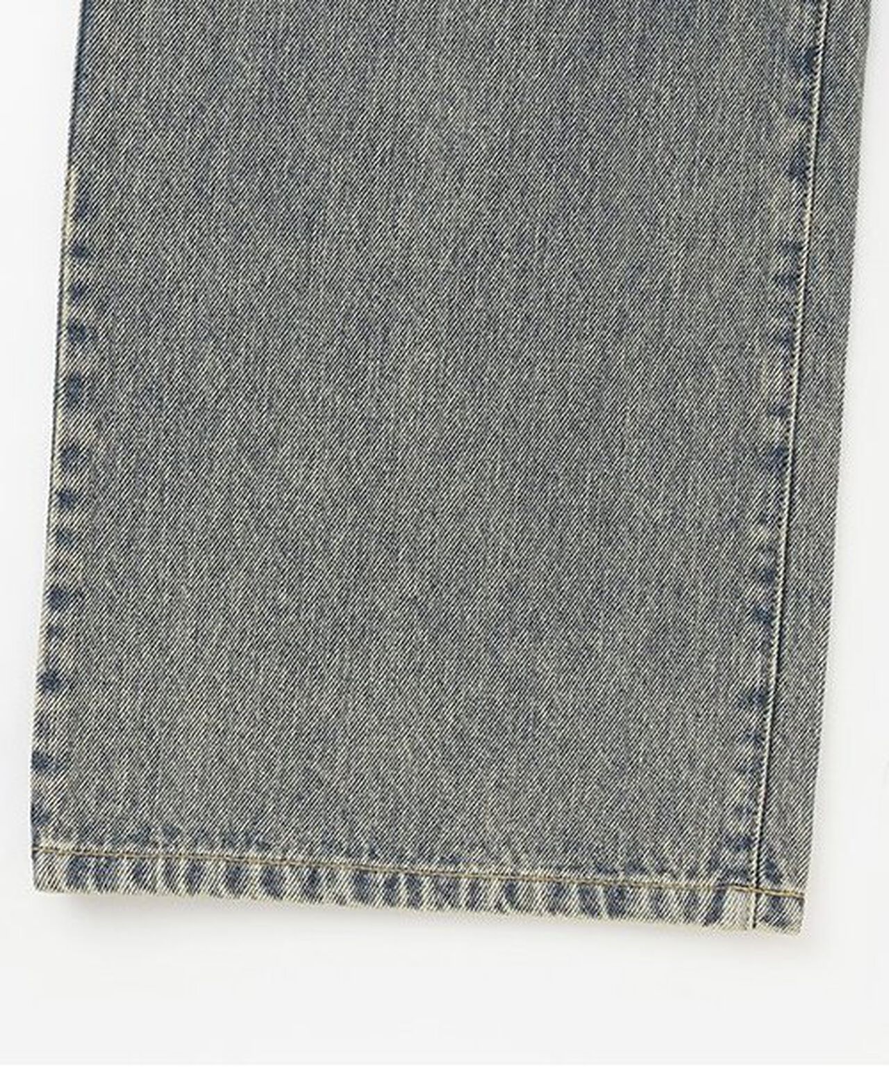 Wrap Denim Wide Pants,Navy, large image number 5