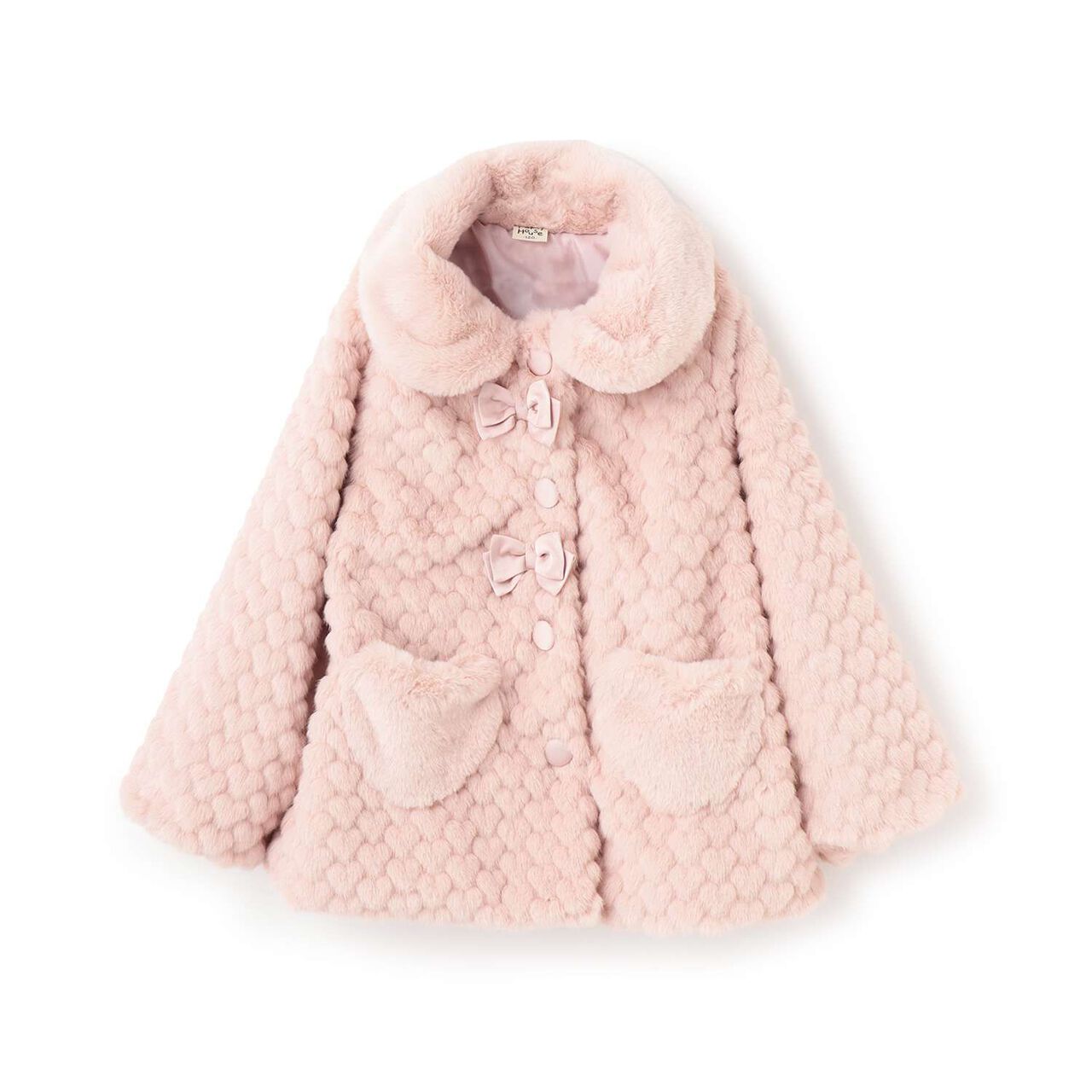Faux Fur Coat,Pink, large image number 9